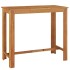 Mesa y taburetes de jardín 5 pzas madera acacia ratán PE