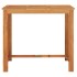Mesa y taburetes de jardín 5 pzas madera acacia ratán PE