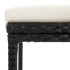 Mesa y taburetes de jardín 7 pzas madera acacia ratán PE