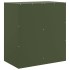 Aparador de acero verde oliva 67x39x73