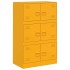Aparador de acero amarillo mostaza 67x39x107