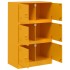 Aparador de acero amarillo mostaza 67x39x107