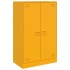 Aparador de acero amarillo mostaza 67x39x107
