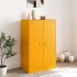 Aparador de acero amarillo mostaza 67x39x107