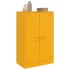 Aparador de acero amarillo mostaza 67x39x107