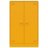 Aparador de acero amarillo mostaza 67x39x107