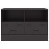 Muebles para TV 2 unidades acero negro 67x39x44