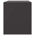 Muebles para TV 2 unidades acero negro 67x39x44