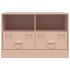 Muebles para TV 2 unidades acero rosa 67x39x44
