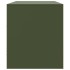 Mueble de TV de acero verde oliva 99x39x44