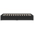 Cama con cajones madera de ingeniería negra 75x190