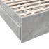 Cama con cajones madera de ingeniería gris hormigón 75x190