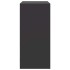 Aparador de acero negro 67x39x83