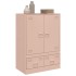 Aparador de acero rosa 67x39x95