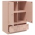 Aparador de acero rosa 67x39x95