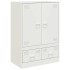 Aparador de acero blanco 67x39x95