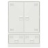 Aparador de acero blanco 67x39x95