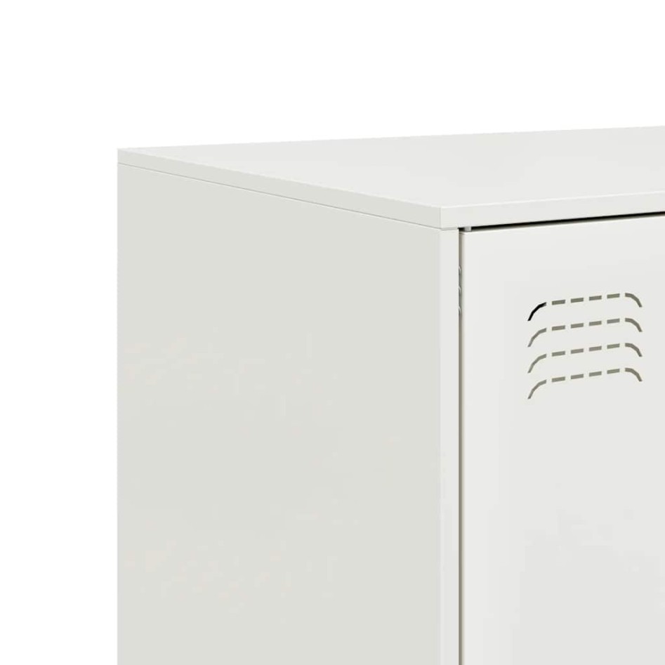 Aparador de acero blanco 67x39x95