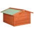 Caseta de cortacésped robótico madera maciza abeto 72x87x50