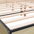 Estructura cama madera ingeniería metal roble Sonoma 140x190