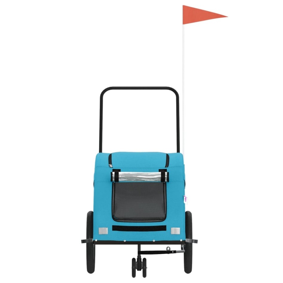 Remolque de bicicleta mascotas hierro tela Oxford