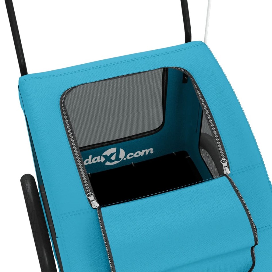 Remolque de bicicleta mascotas hierro tela Oxford