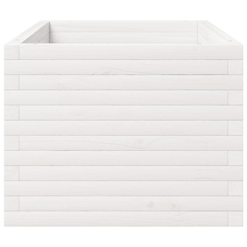 Jardinera madera maciza de pino blanco 90x60x49,5
