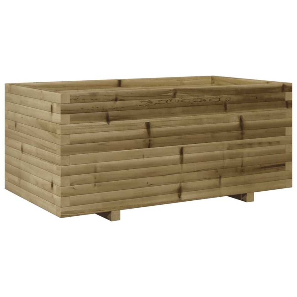 Jardinera madera de pino impregnada 110x60x49,5