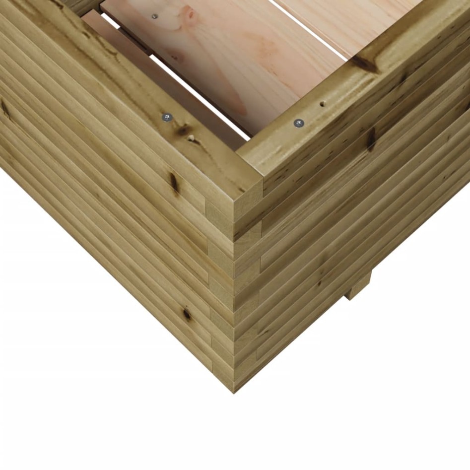Jardinera madera de pino impregnada 110x60x49,5