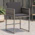 Sillones de jardín con cojines 4 uds ratán sintético