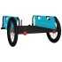 Remolque para bicicletas tela Oxford y hierro azul y