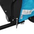 Remolque para bicicletas tela Oxford y hierro azul y
