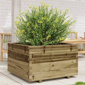 Jardinera madera de pino impregnada 80x80x49,5
