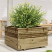 Jardinera madera de pino impregnada 80x80x49,5 cm
