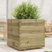 Jardinera de madera de pino impregnada 70x70x72 cm