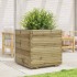 Jardinera de madera de pino impregnada 70x70x72