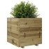 Jardinera de madera de pino impregnada 70x70x72