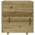 Jardinera de madera de pino impregnada 70x70x72