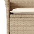 Set de comedor jardín 7 pzas con cojines ratán PE acacia