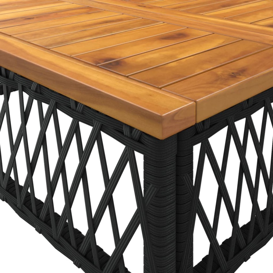 Set de sofás de jardín 2 piezas y cojines ratán sintético