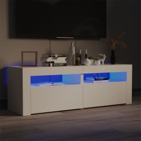 Mueble para TV con luces LED blanco 120x35x40