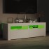 Mueble para TV con luces LED blanco 120x35x40