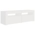 Mueble para TV con luces LED blanco 120x35x40