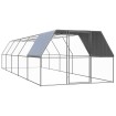 Jaula gallinero de acero galvanizado 3x10x2 m