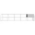 Jaula gallinero de acero galvanizado 3x10x2