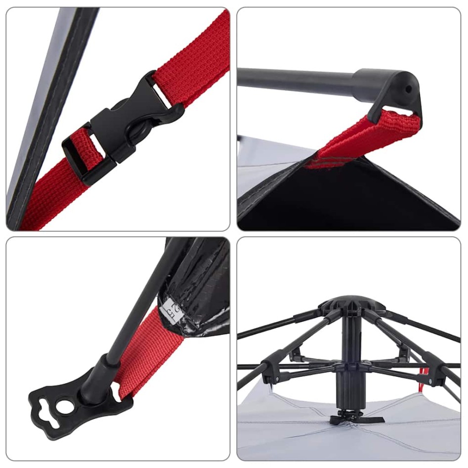 Tienda campaña iglú 4 persona tela opaca apertura rápida