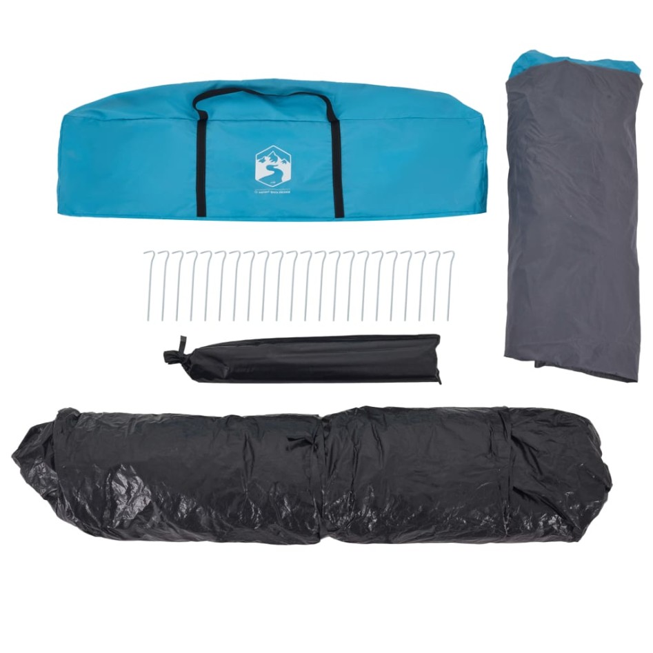 Tienda familiar con porche 9 personas apertura rápida