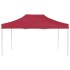 Carpa plegable profesional de aluminio rojo vino tinto