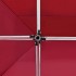 Carpa plegable profesional de aluminio rojo vino tinto