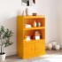 Aparador de acero amarillo mostaza 67x39x107